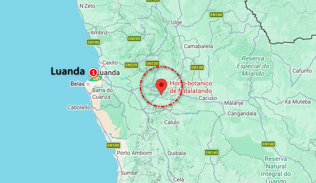 N'dalatando  -  Located approximately 190 km east of Luanda