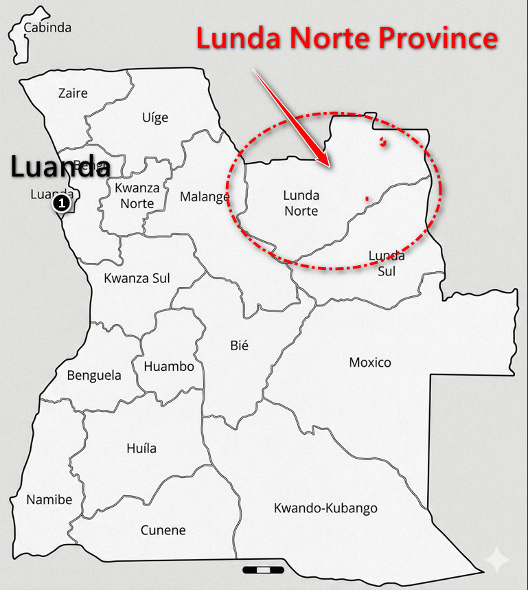 Lunda Norte Province in Angola