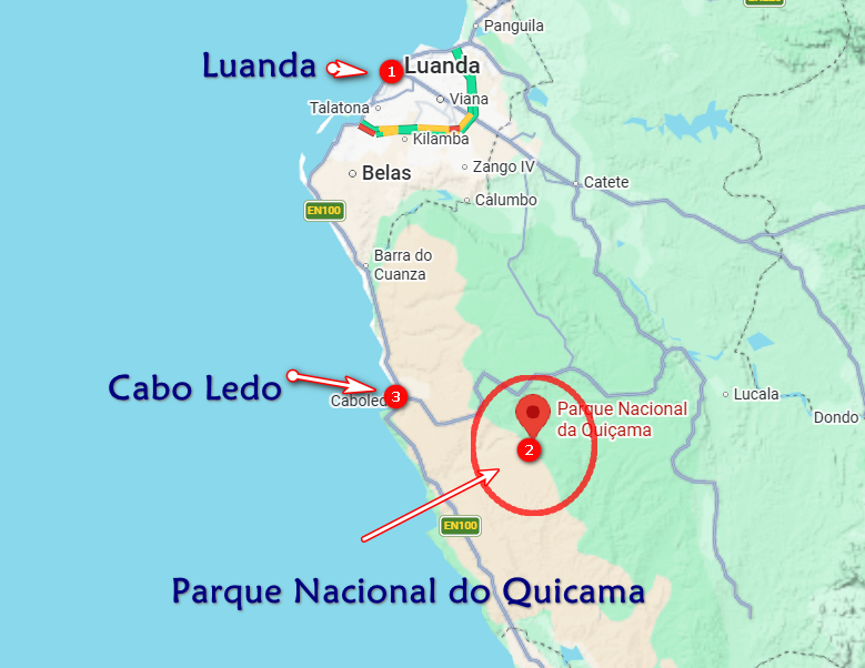 Quissama National Park - location